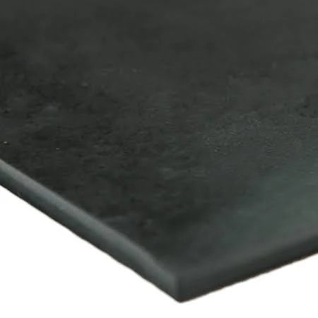 Neoprene 3/16 in. Thick x 36 in. Length x 48 in. Width Rubber Sheet, Black M344