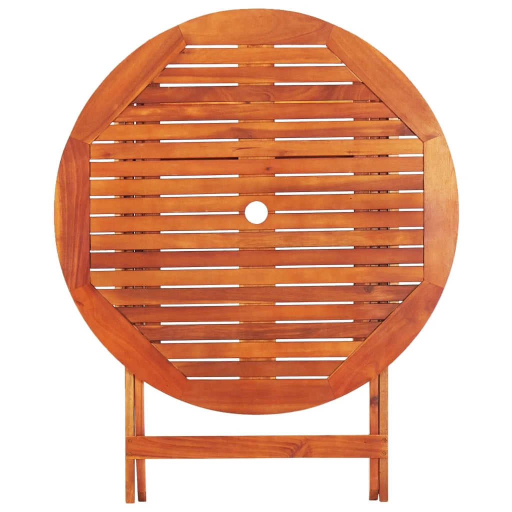 Folding Garden Table Solid Eucalyptus Wood D117542
