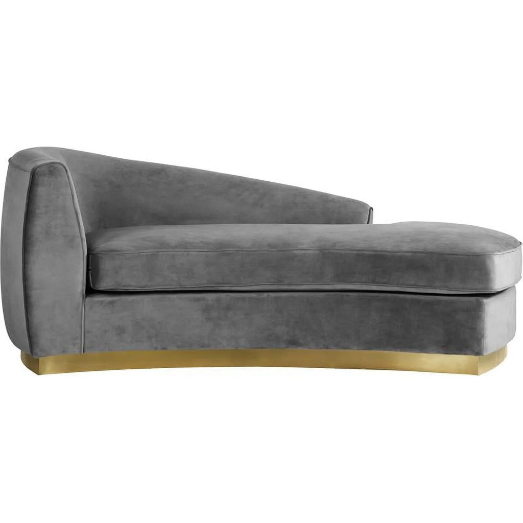 3-Piece Velvet Accent Chair Chaise and Loveseat D949