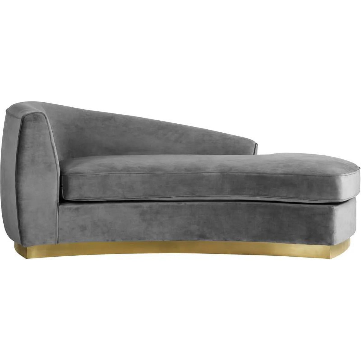 3-Piece Velvet Accent Chair Chaise and Loveseat D949