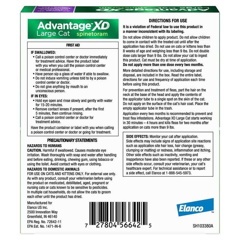 Cat Flea Prevention & Treatment Q761