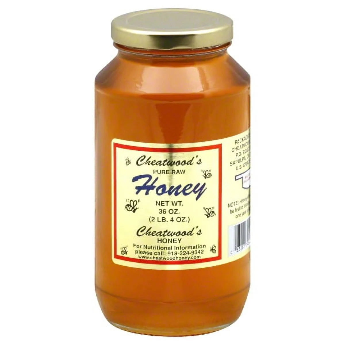 Pure Raw Honey 36 oz. Jar Y40532