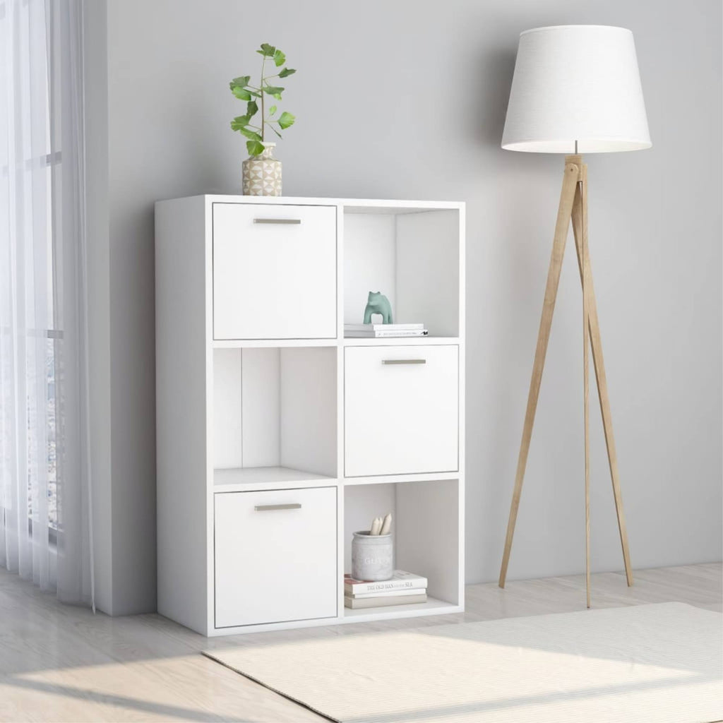 White Chipboard Storage Cabinet F6688