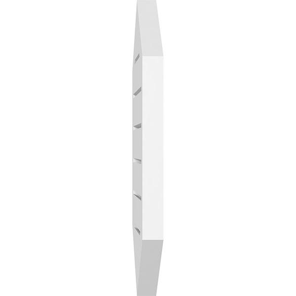 Vertical Peaked Surface Mount PVC Gable Vent M477510