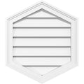 Vertical Peaked Surface Mount PVC Gable Vent M477510