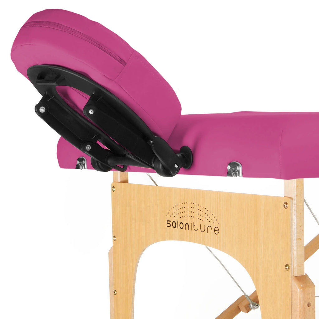 Hot Pink Portable Folding Massage Table with Carrying Case K9691