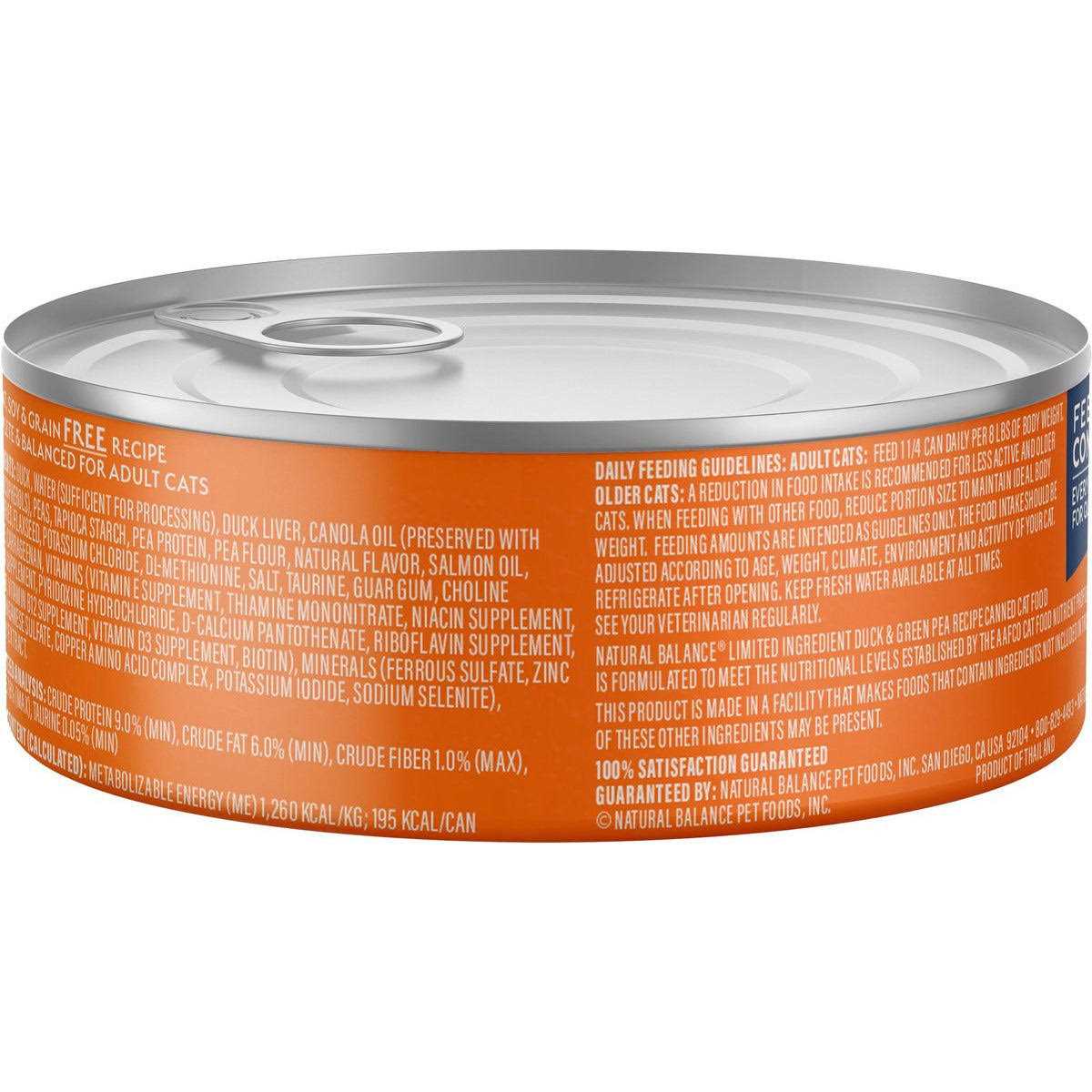 Limited Ingredient Duck & Green Pea Cat Food E822888