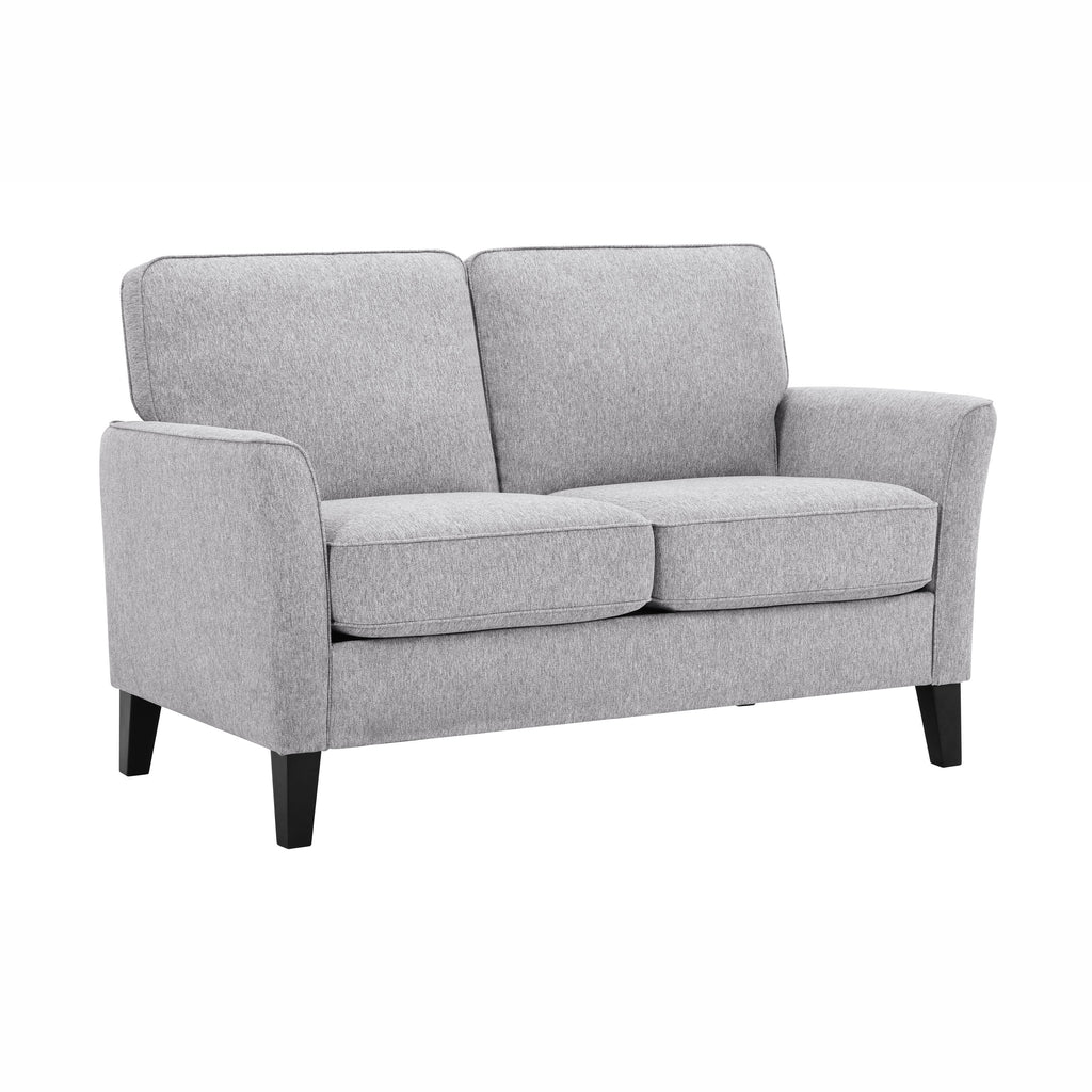 Charcoal Fabric 2-Seater Loveseat N979