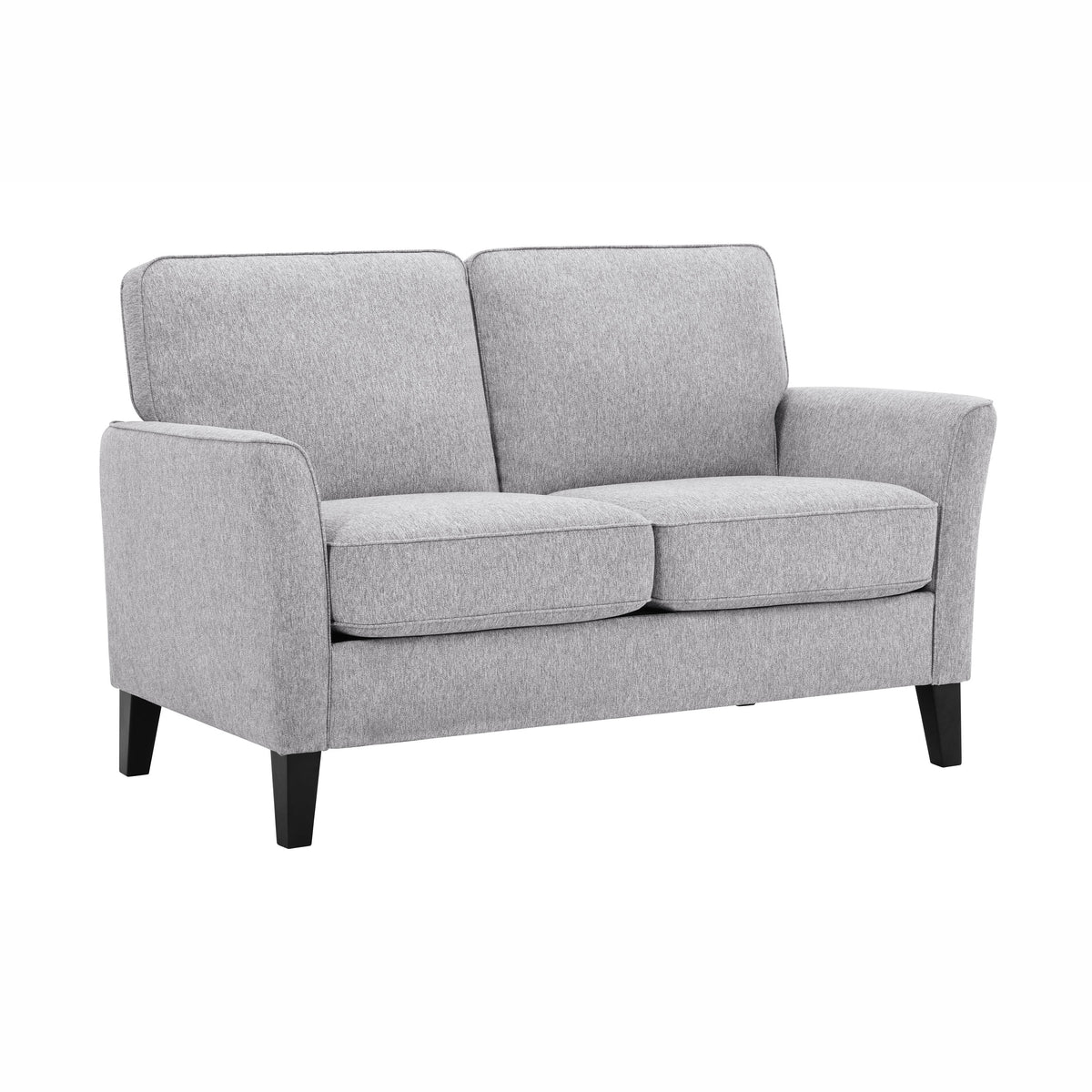 Charcoal Fabric 2-Seater Loveseat N979