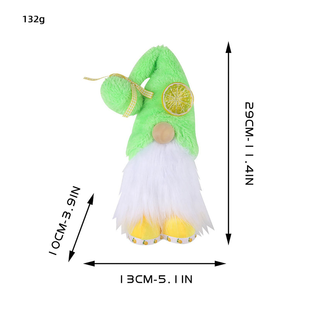 Summer Lemon Doll Plush Dwarf Doll D60646