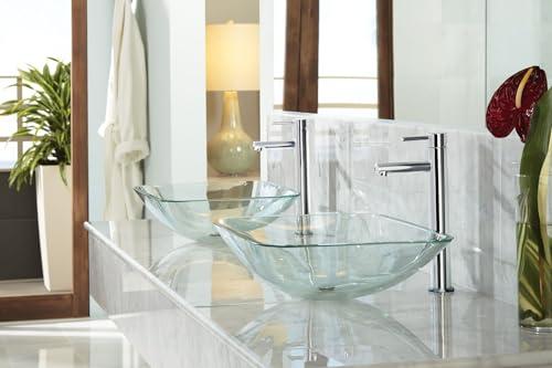Chrome One-Handle Single Hole Vessel Sink Bathroom Faucet J370