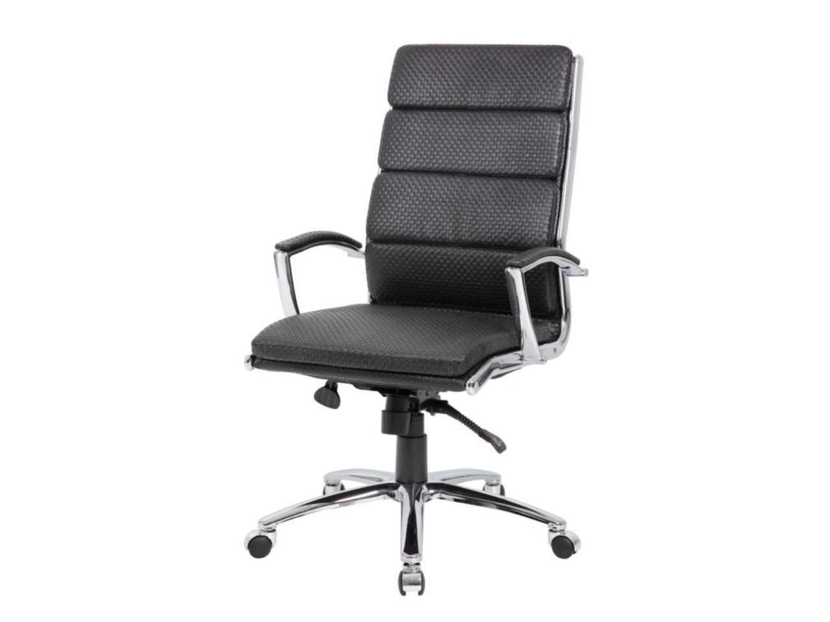 Vinyl Chair with Metal Chrome Finish H262