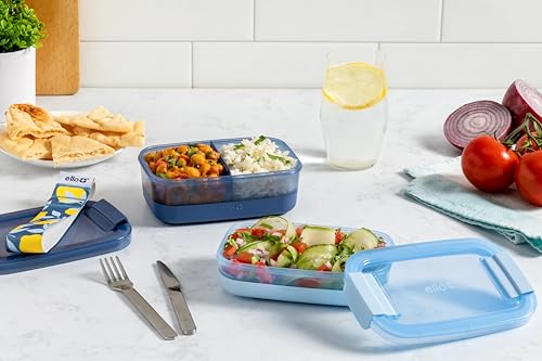 2-Pack Plastic Food Storage Container Bento Box S874