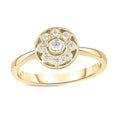 10K Gold Diamond Promise Ring M4889