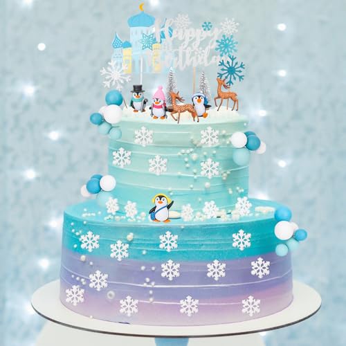 35 Piece Christmas Cake Topper Set V590810
