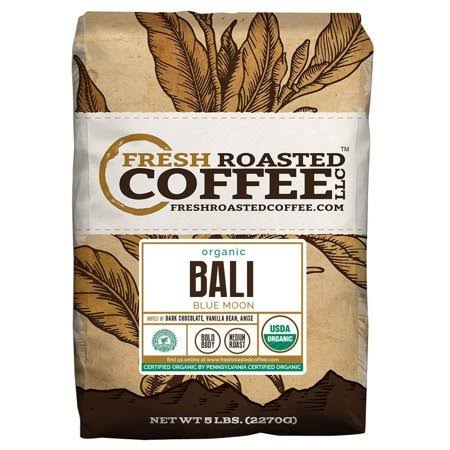 Organic Bali Blue Moon Coffee, Medium Roast, Whole Bean O98790