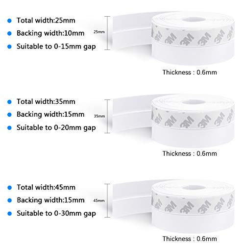 Transparent Silicone Door Seal Strip 16 Feet F20237