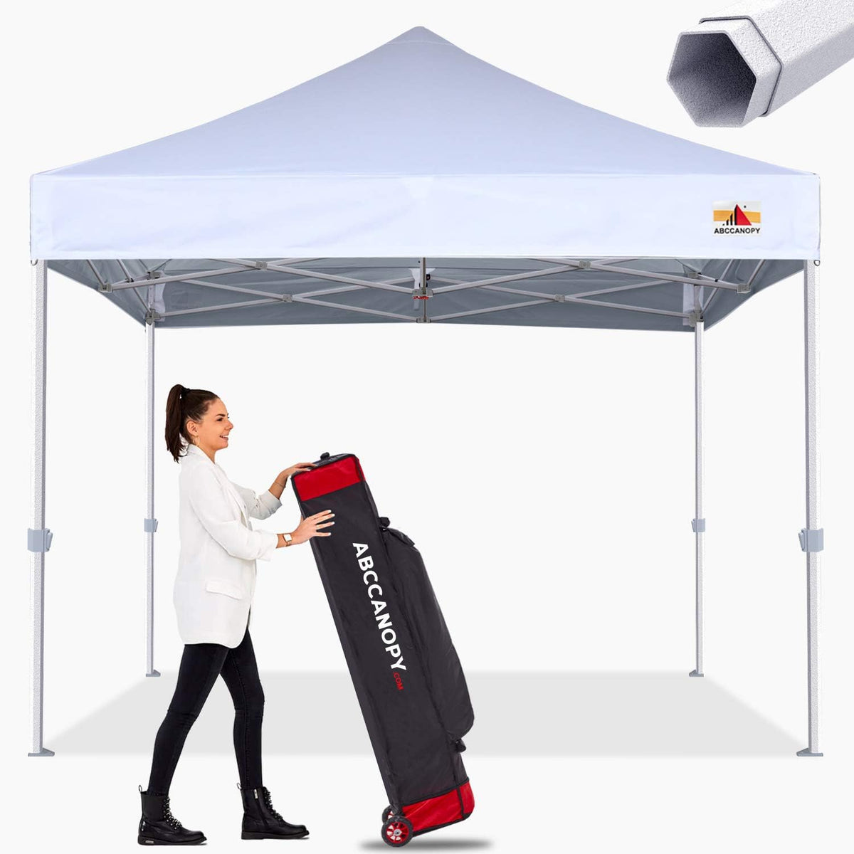 White Pop Up Canopy Tent 10x10 I578013