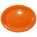 Orange Stoneware Narrow Rim Platter B5567