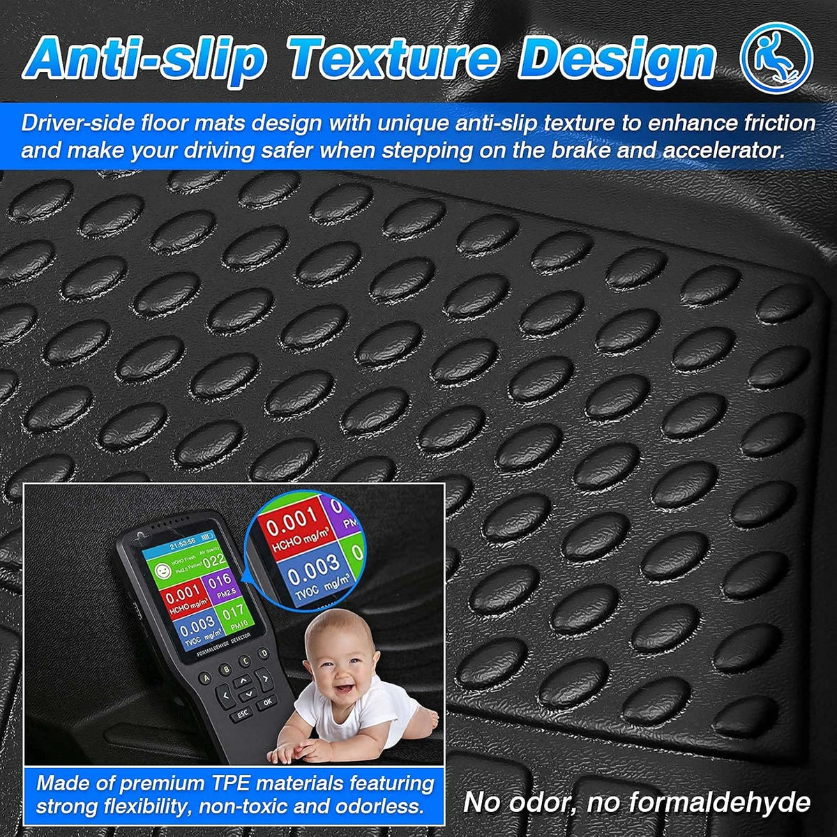 All Weather Floor Liners for Ford Ranger Super Crew TPE G167