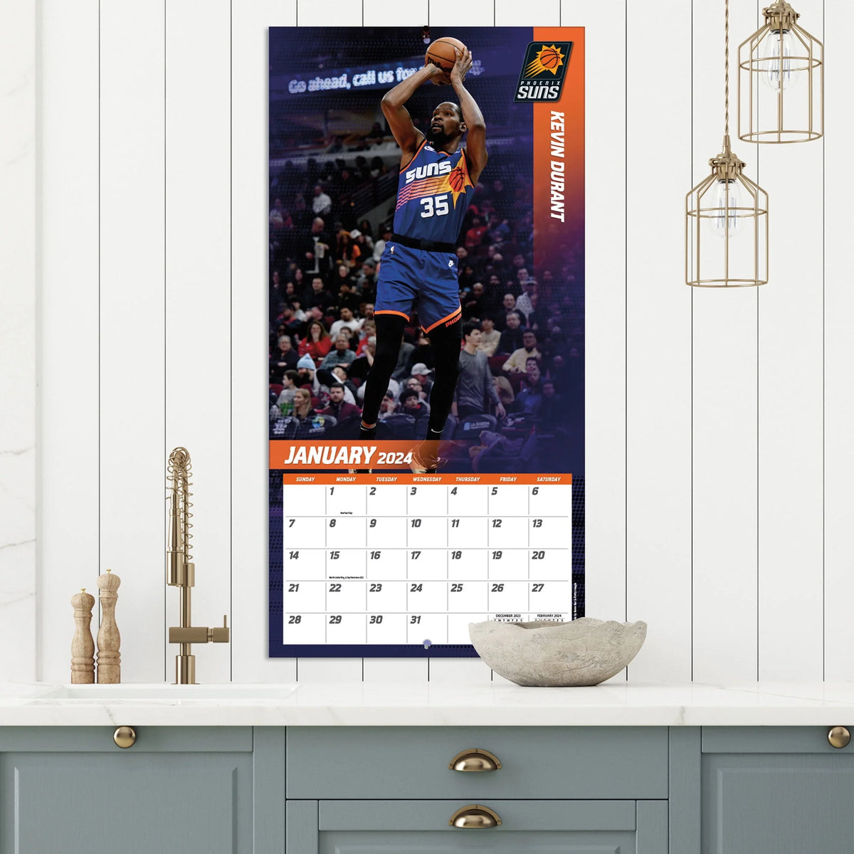 2024 12x12 Wall Calendar M44355