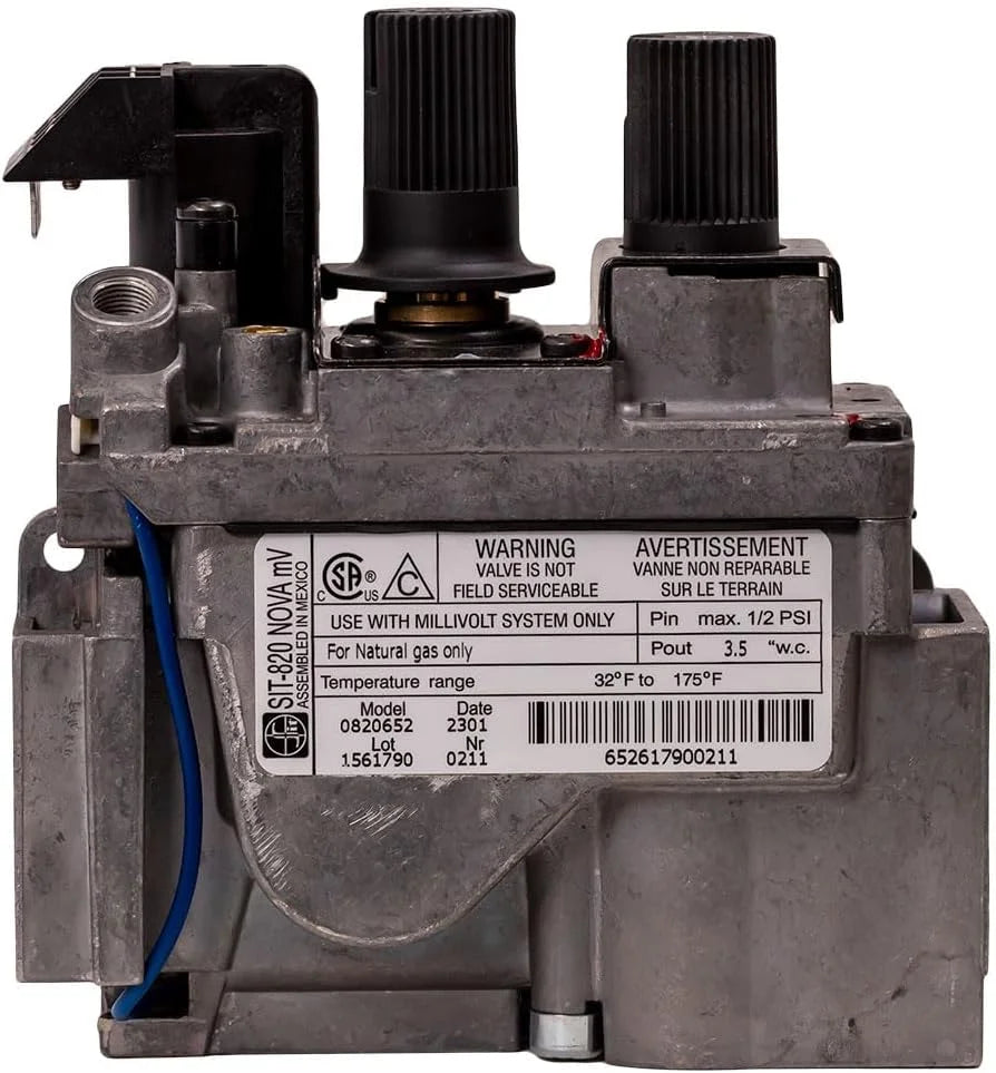 Natural Gas Millivolt Gas Valve for Fireplaces and Stoves Q791