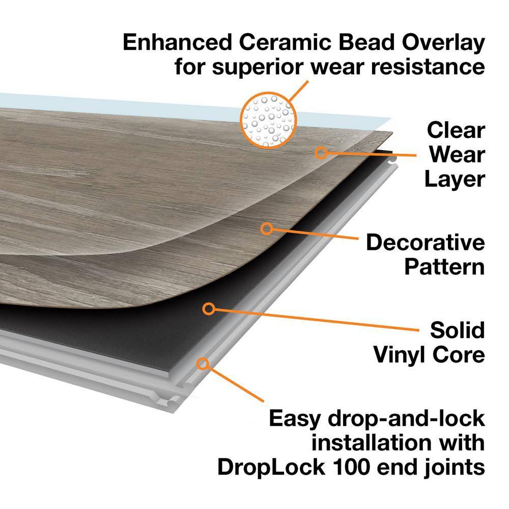 Coastal Oak Luxury Vinyl Plank Flooring L49424