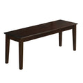 Wooden Seat Single Dining Bench (Cappuccino) J4843