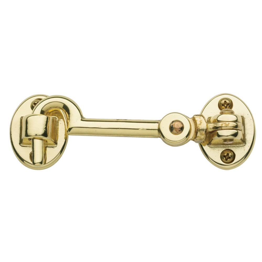 Swivel Cabin Door Hook Polished Brass K4925