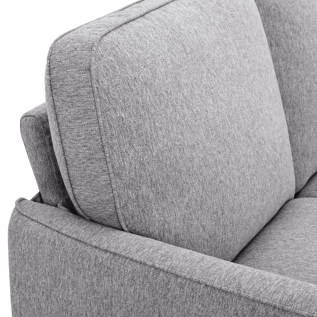 Charcoal Fabric 2-Seater Loveseat N979