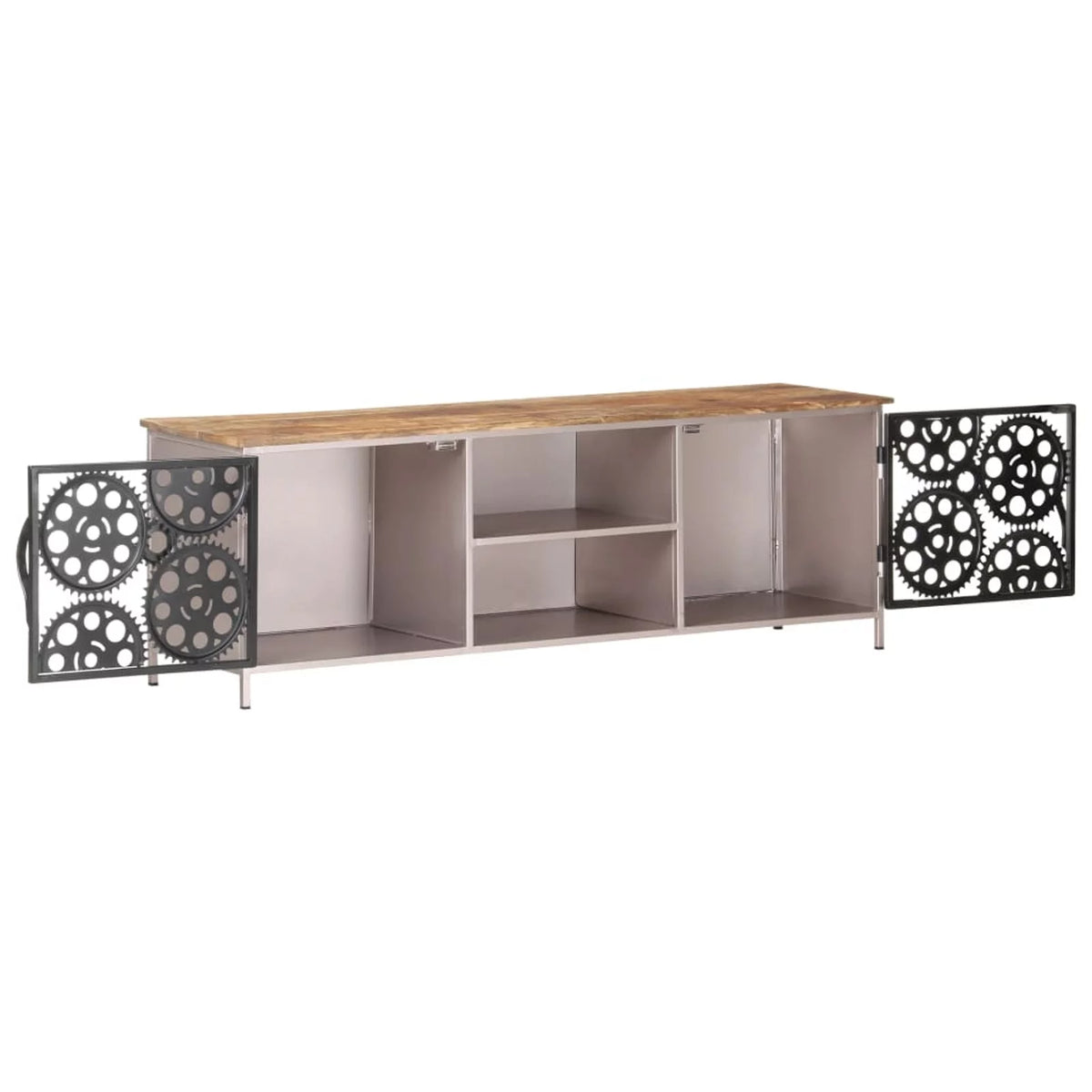Mango Wood TV Cabinet with 2 Doors M8250
