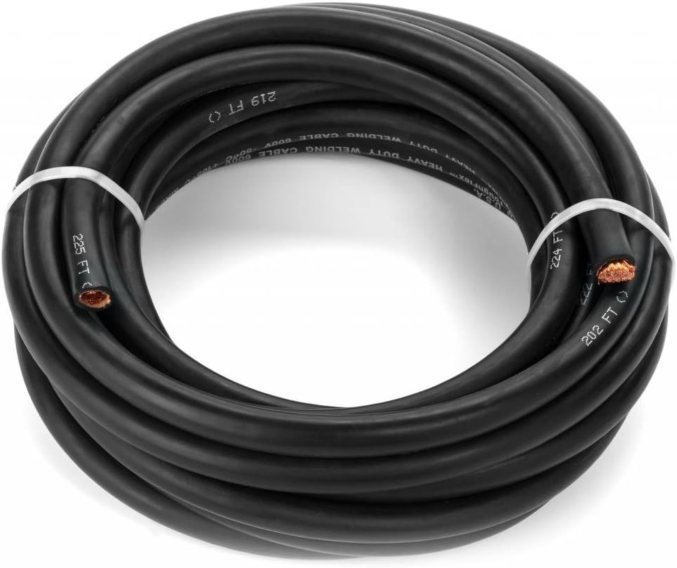 Black 20 Feet Welding Cable B31764
