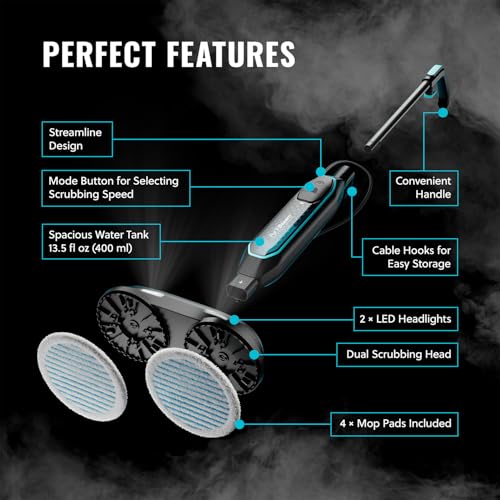 Steam Mop with Dual Scrubbing Head U5056