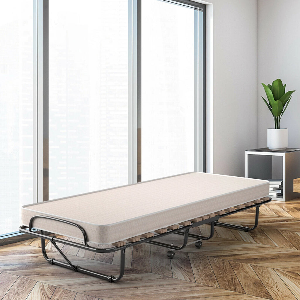 Folding Bed with Memory Foam Mattress N509394