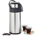 Thermal Airpot Coffee Carafe Beverage Dispenser Stainless Steel 4.4qt K59391