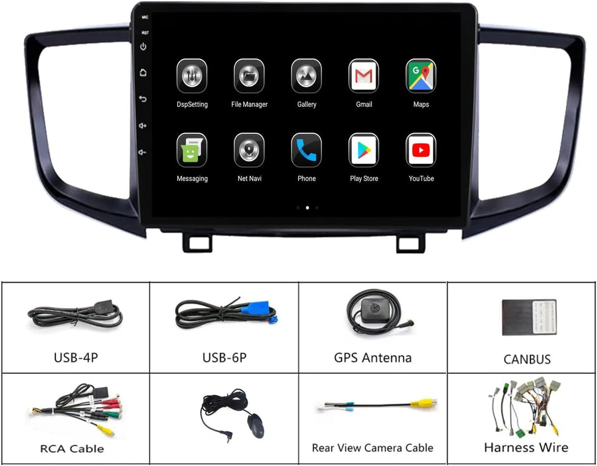 Android Stereo 9inch Touch Screen 2G RAM 32G ROM Wireless Carplay A40130