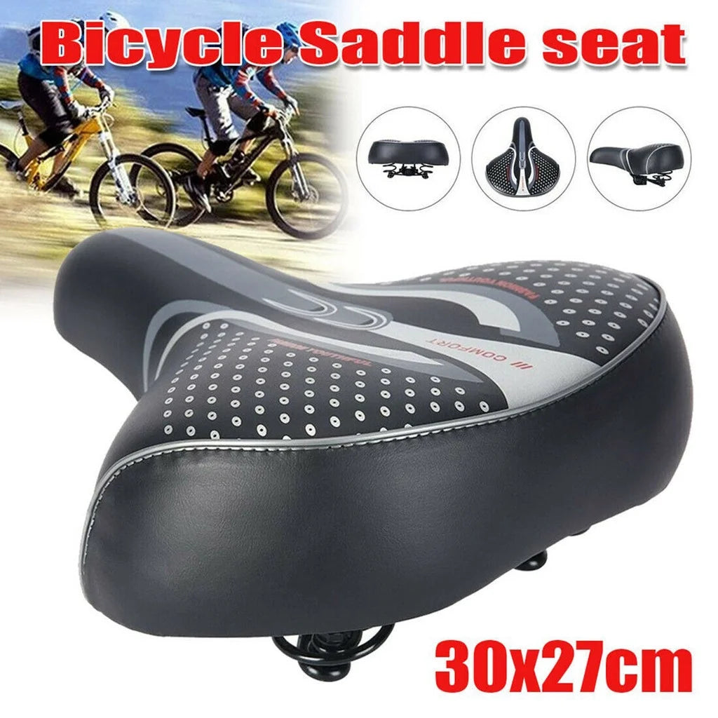 Black Gel Bike Saddle Seat A566313