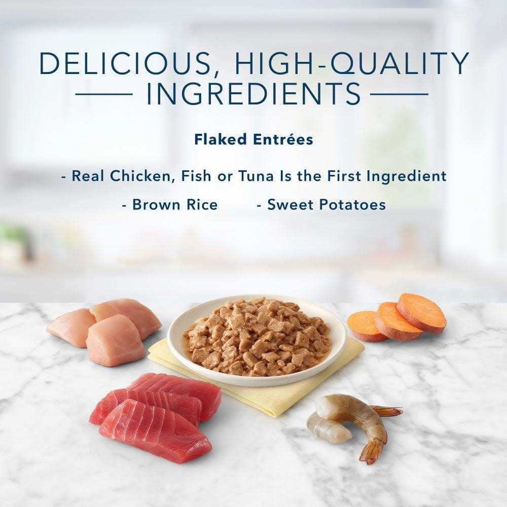 Tuna Chicken Fish Shrimp Flaked Wet Cat Food T909
