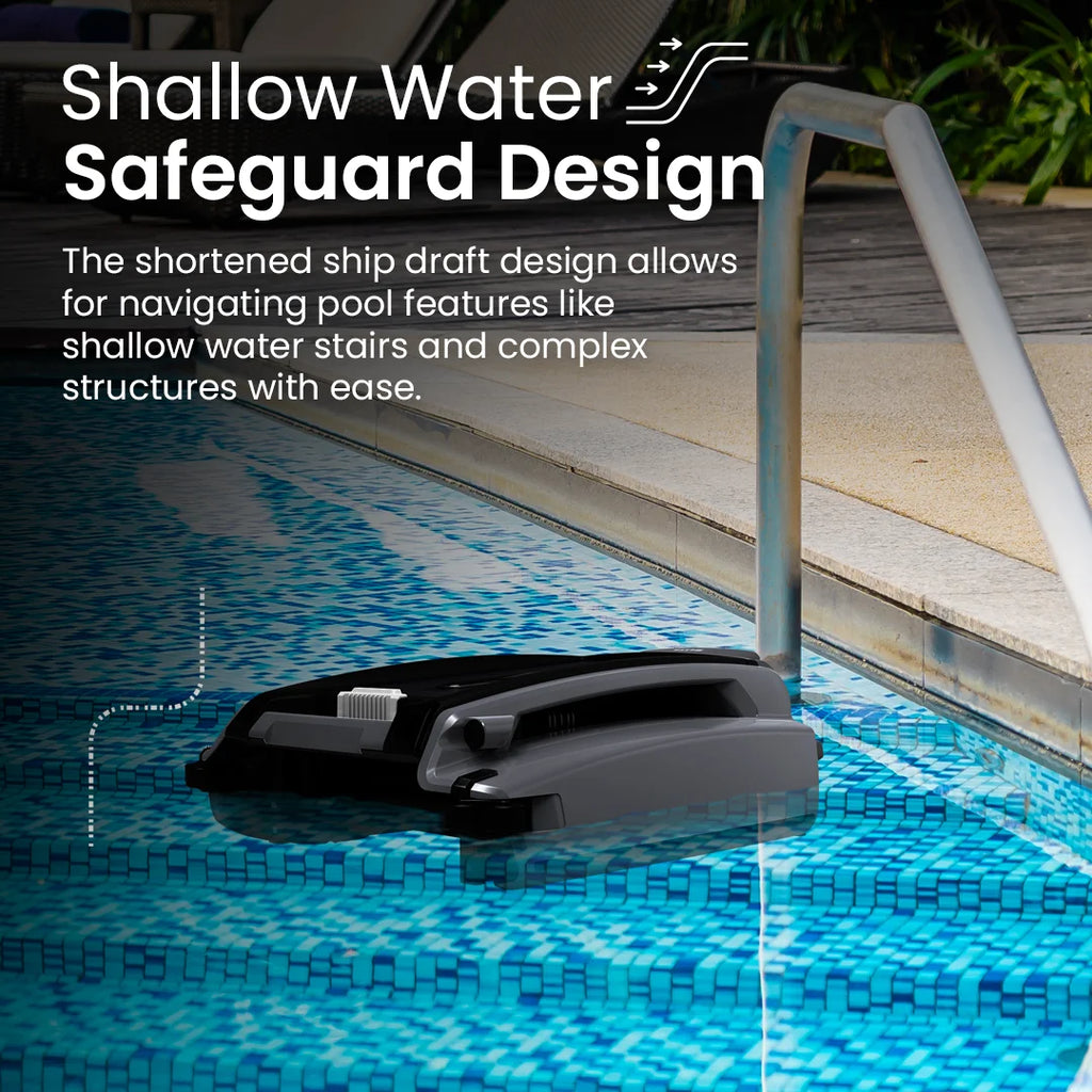 Solar Powered Smart Robotic Pool Skimmer Z667
