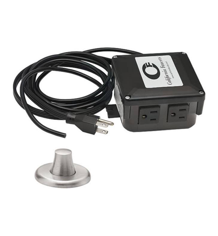 Antique Nickle Flat Air Activation Switch for Disposer V2376