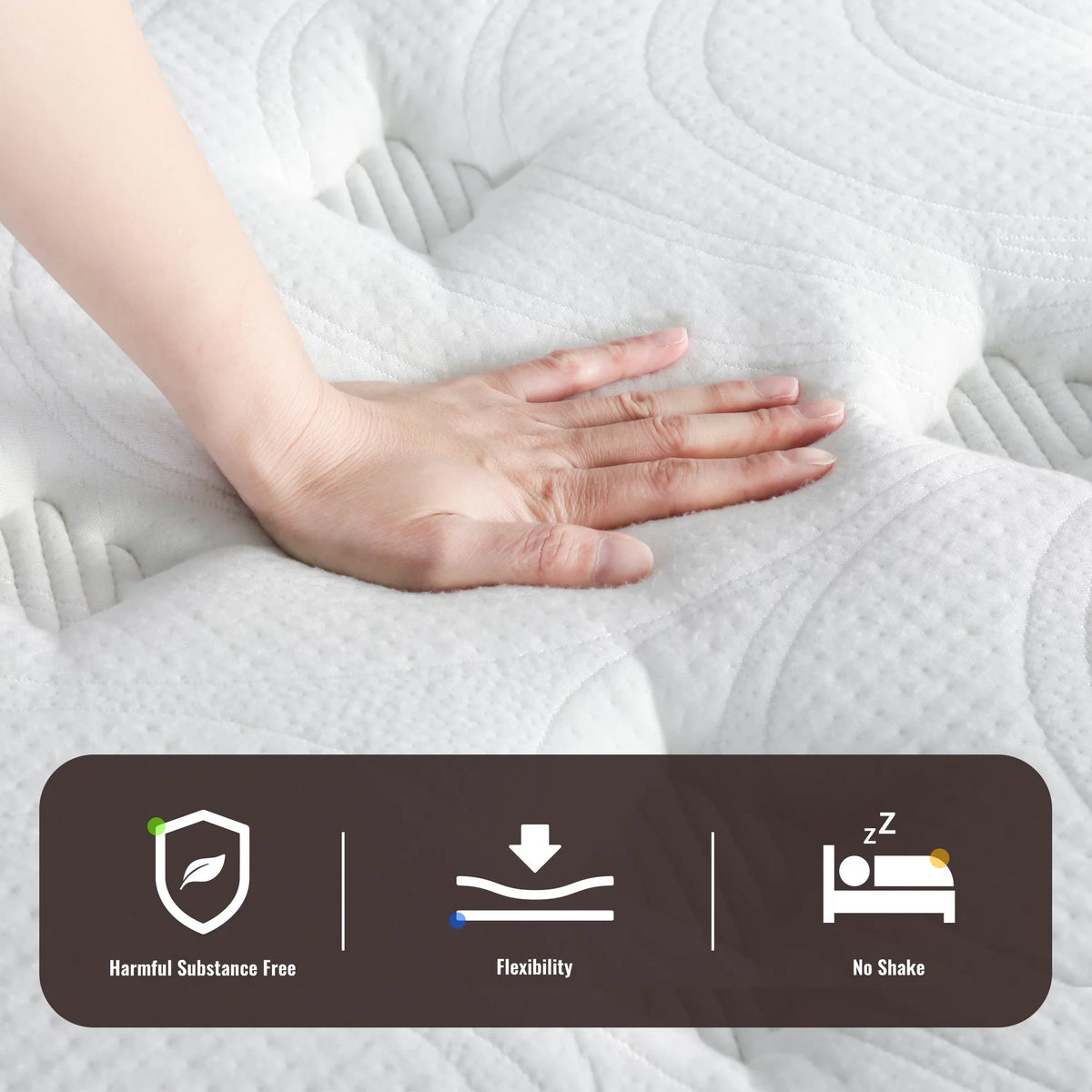10'' Plush Hybrid Twin Mattress U581980