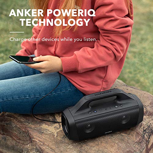 Waterproof Bluetooth Speaker with Titanium Drivers, IPX7, 24H Playtime W5588