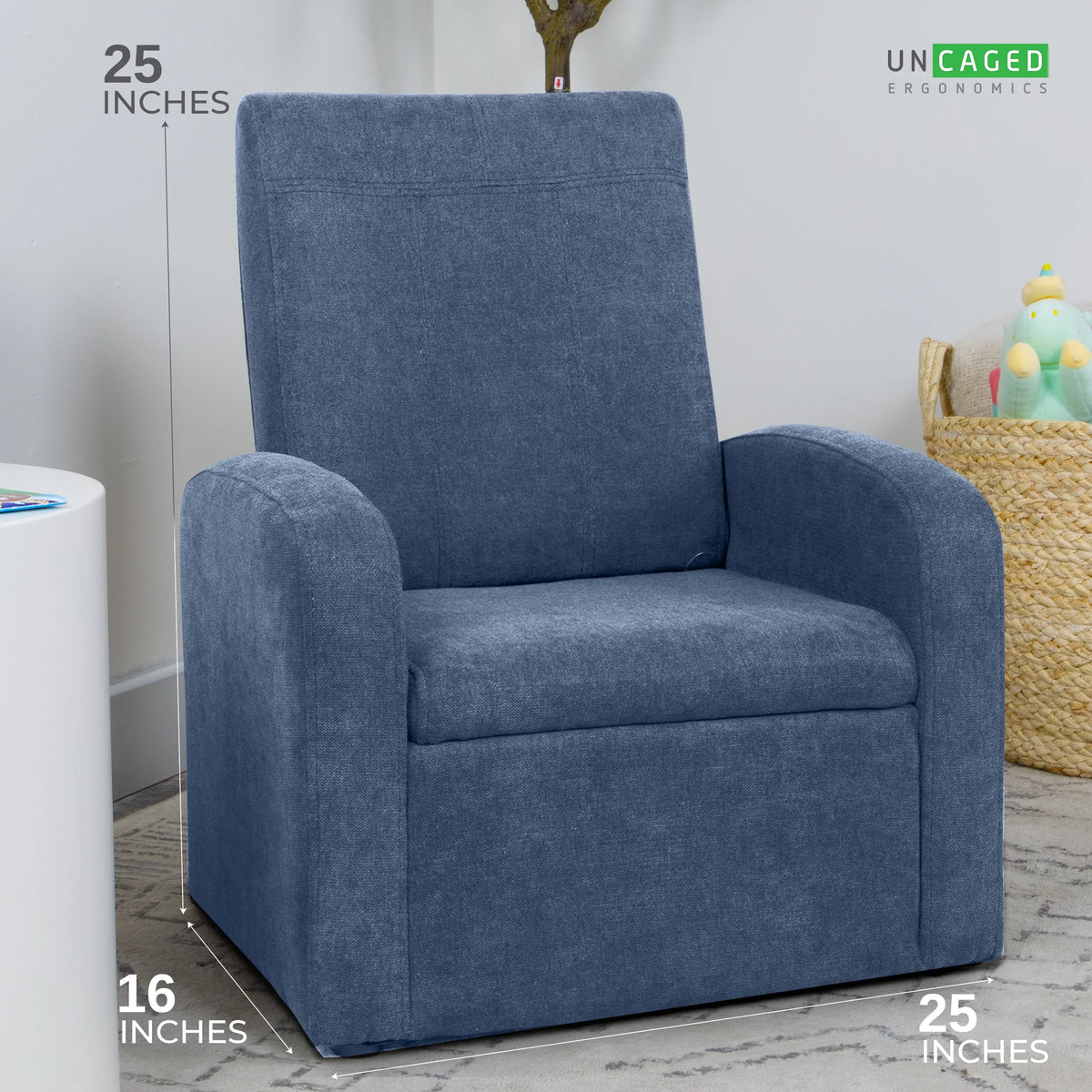 Kids Sofa Chair Folding Ottoman X8420