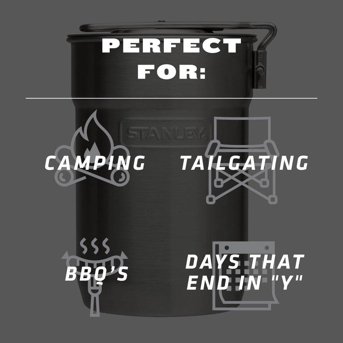 Stainless Steel Camping Cookware Set J3033