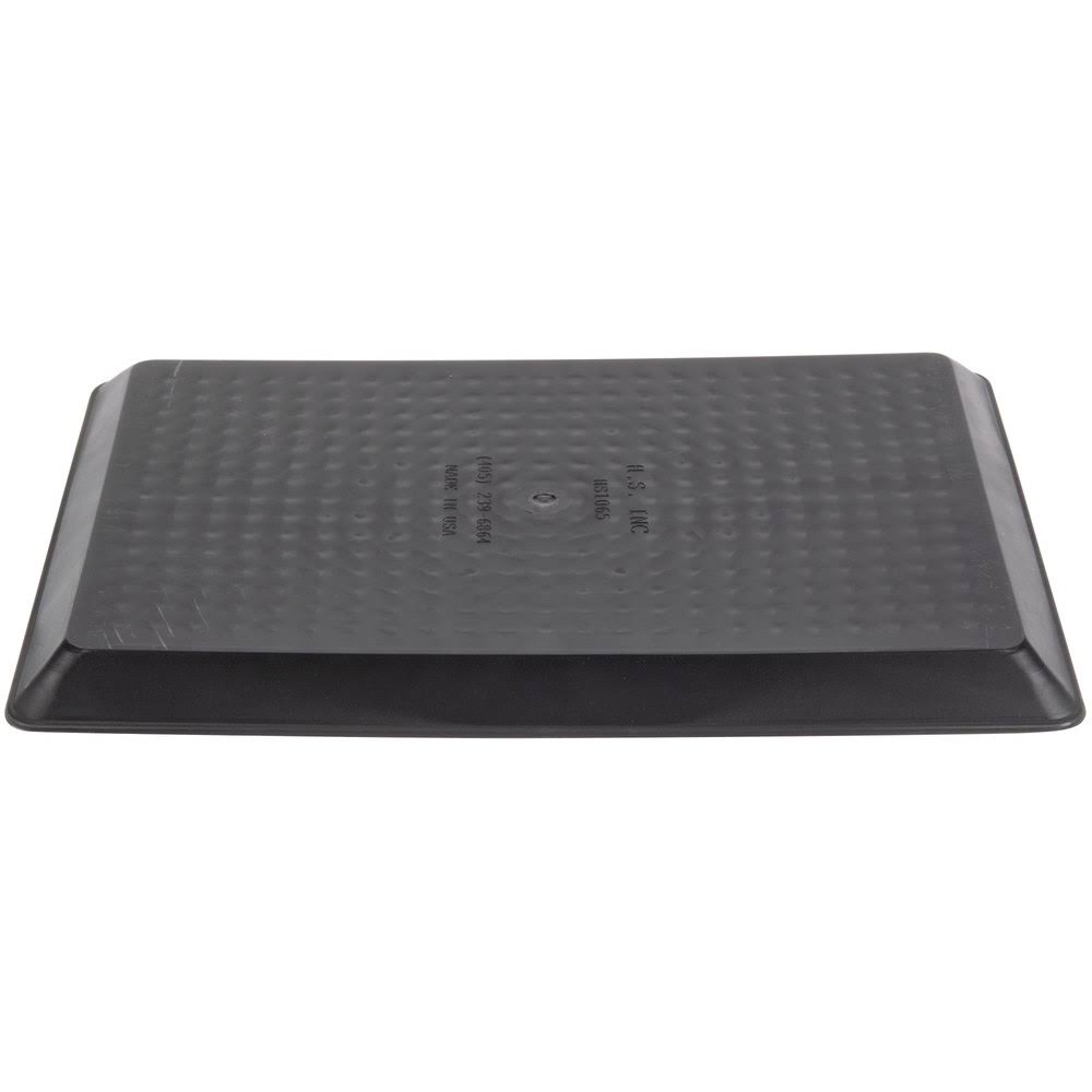 Charcoal Polypropylene Pizza Tray - 12/Case Q8257