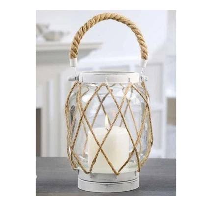 Candle Holder with Rope B644