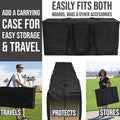 Gray Cornhole Board Set with Carrying Case F593807