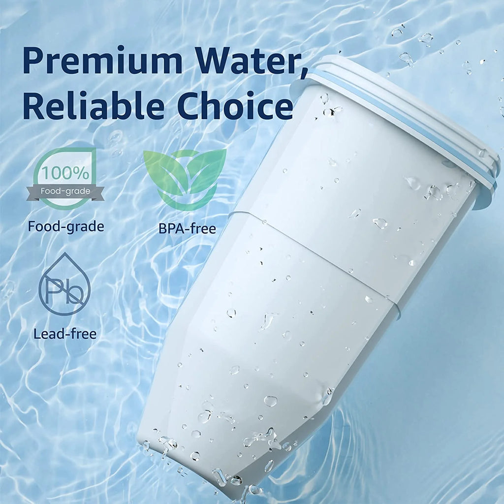 6 Pack Water Filter Replacement for Pitcher and Dispenser J55575