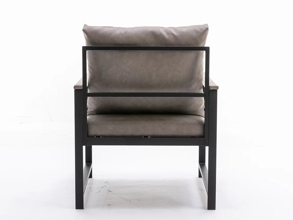 28 inch PU Leather Accent Chair R3157