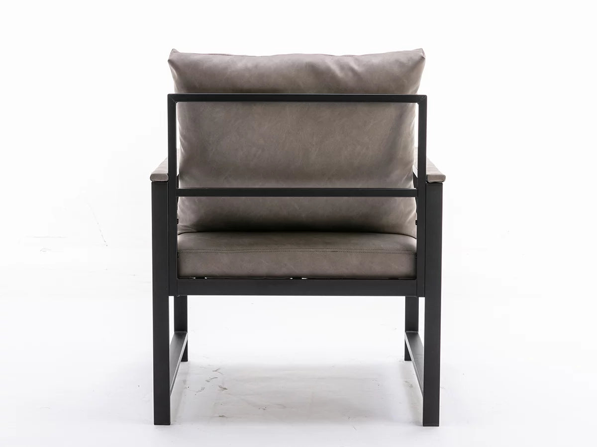 28 inch PU Leather Accent Chair R3157